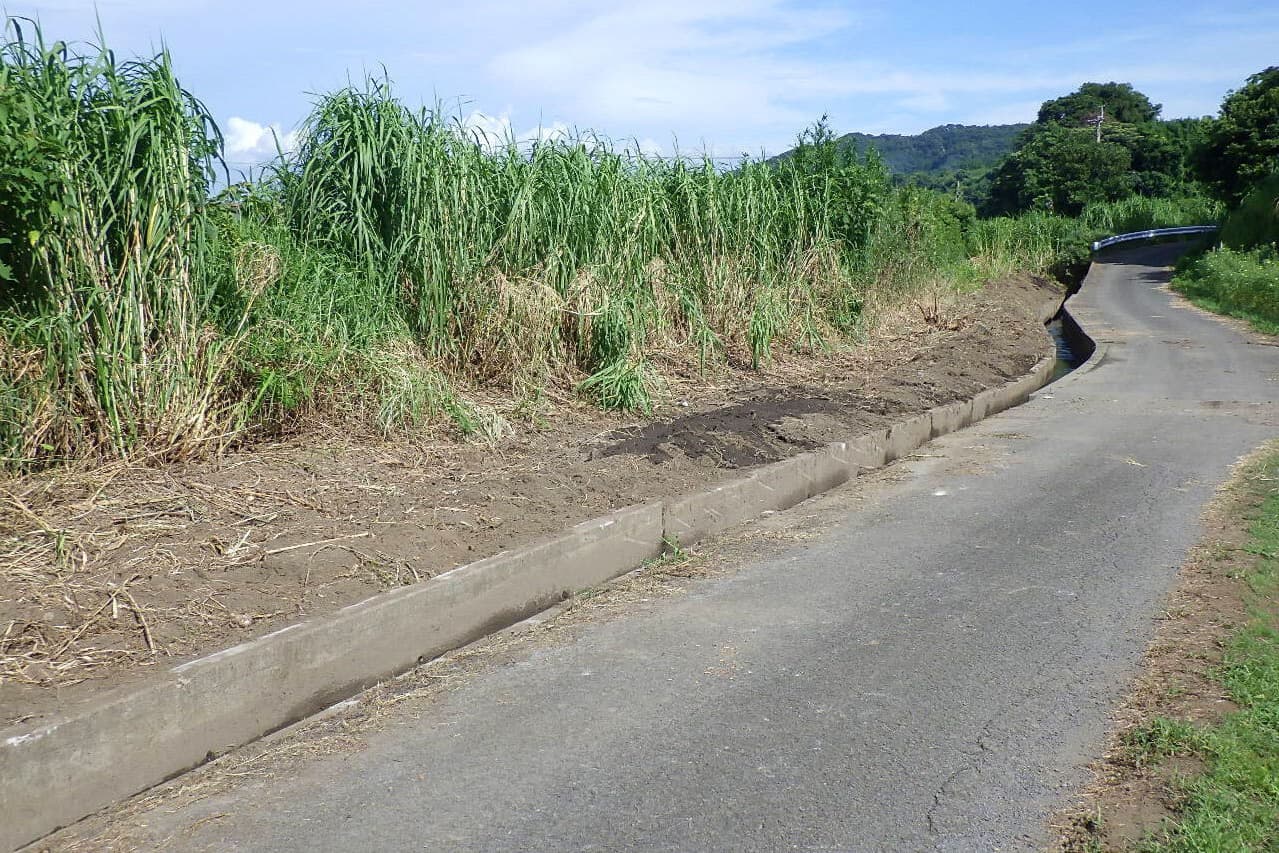 道路維持工事の現場の写真